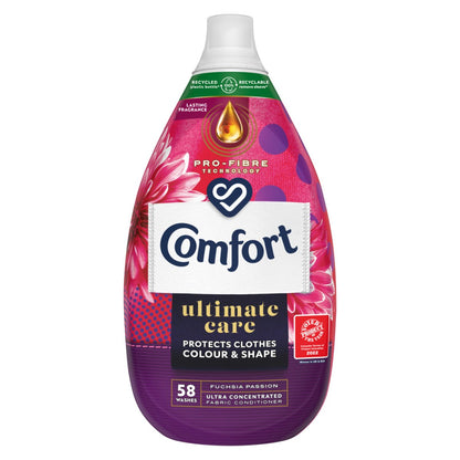 Comfort Fabric Conditioner Ultimate Care 870ml 58W Passion