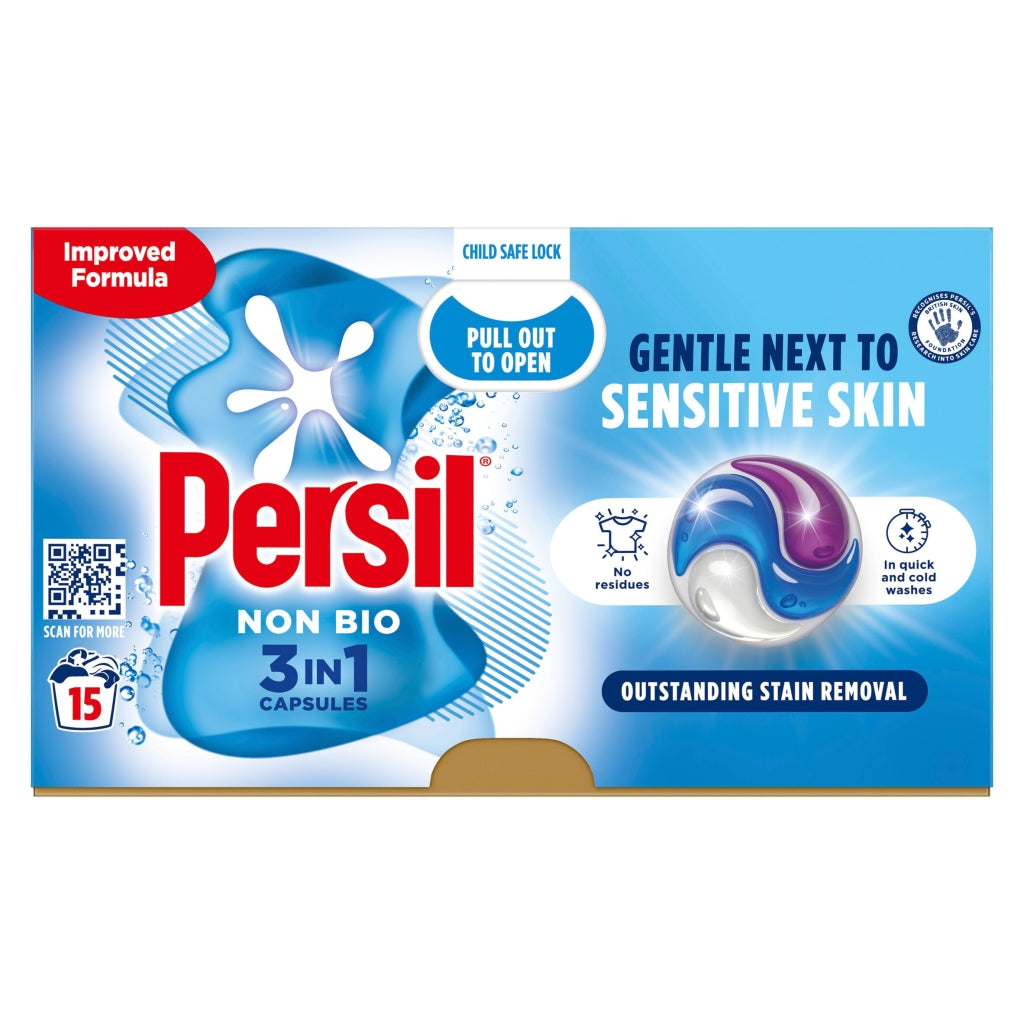 Buy Persil Capsules 15w Non Bio online at Intamarque Wholesale – Trusted FMCG distributor