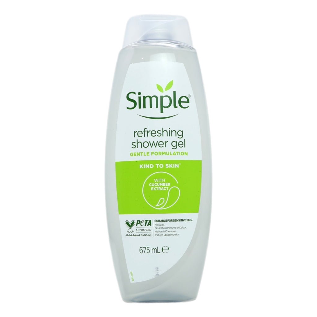 Simple Shower Gel Refreshing 675ml - Intamarque - Wholesale 8720181333095