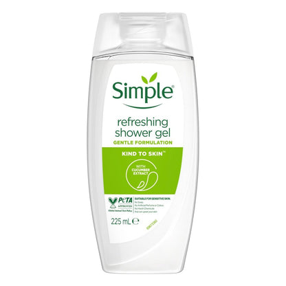 Simple Shower Gel 225ml Refreshing