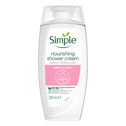 Simple Shower Gel 225ml Nourishing