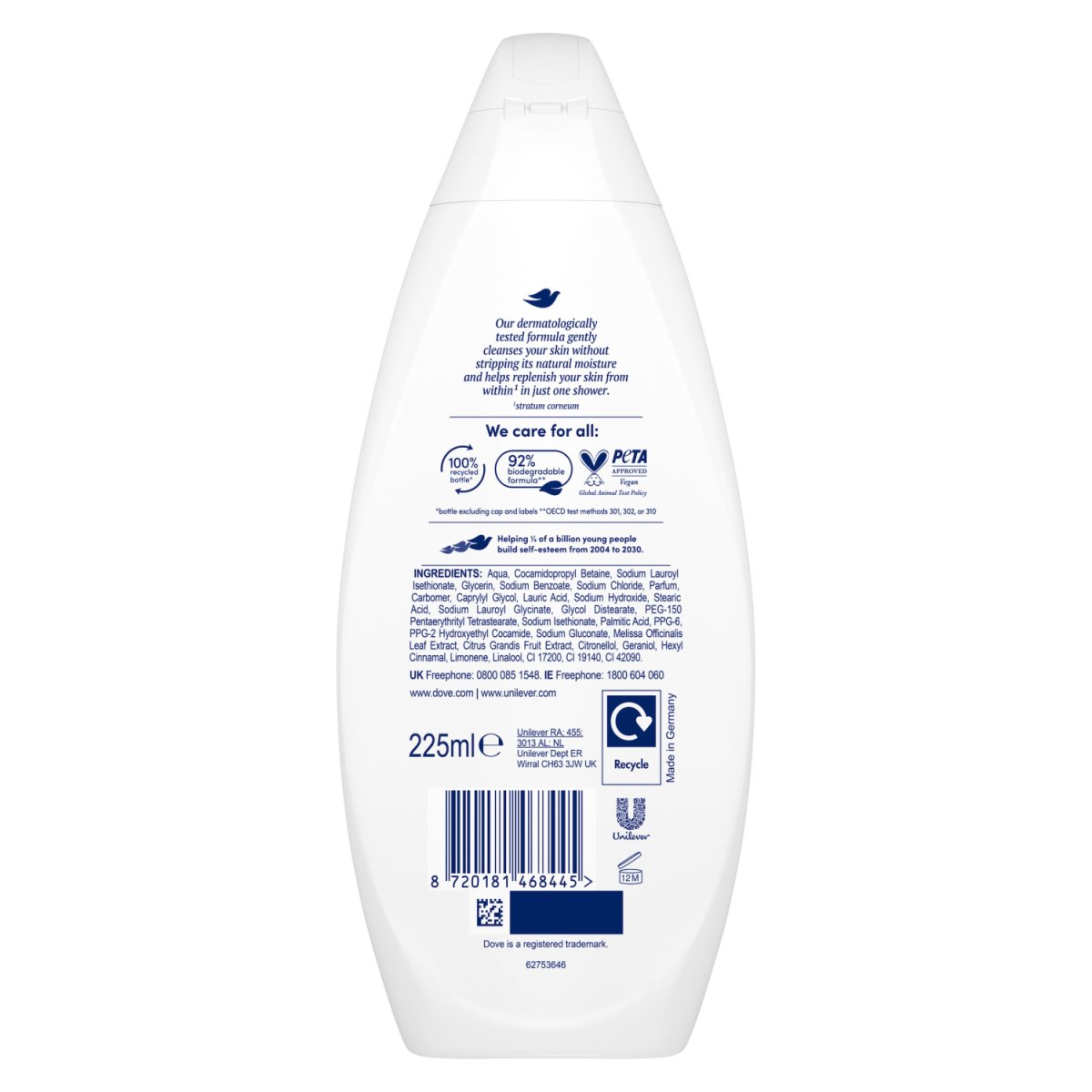 Dove Body Wash 225ml Fruity Nourish