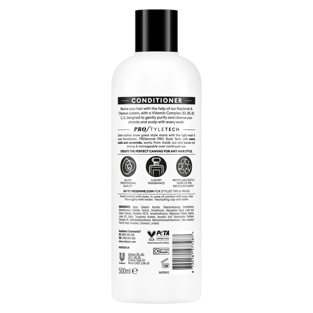 TRESemme Conditioner 500ml Cleanse and Replenish