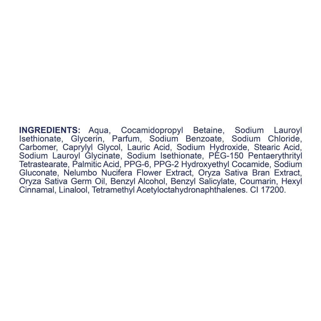 List of ingredients on a white background