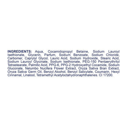 List of ingredients on a white background
