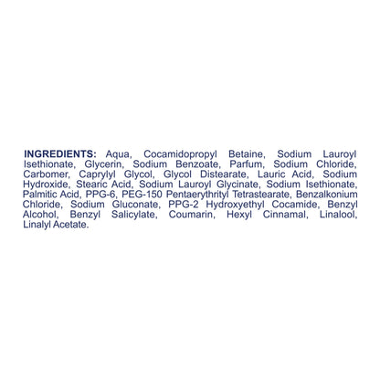 List of ingredients on a white background