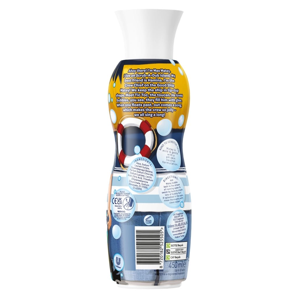 Matey Bubble Bath 450ml Max