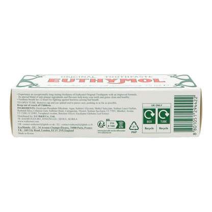 Euthymol Toothpaste 75ml Original (4x12)