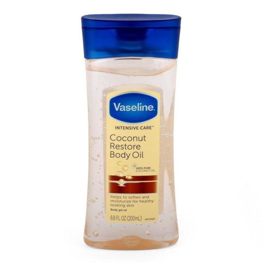 Vaseline Body Oil 200ml Coconut Restore