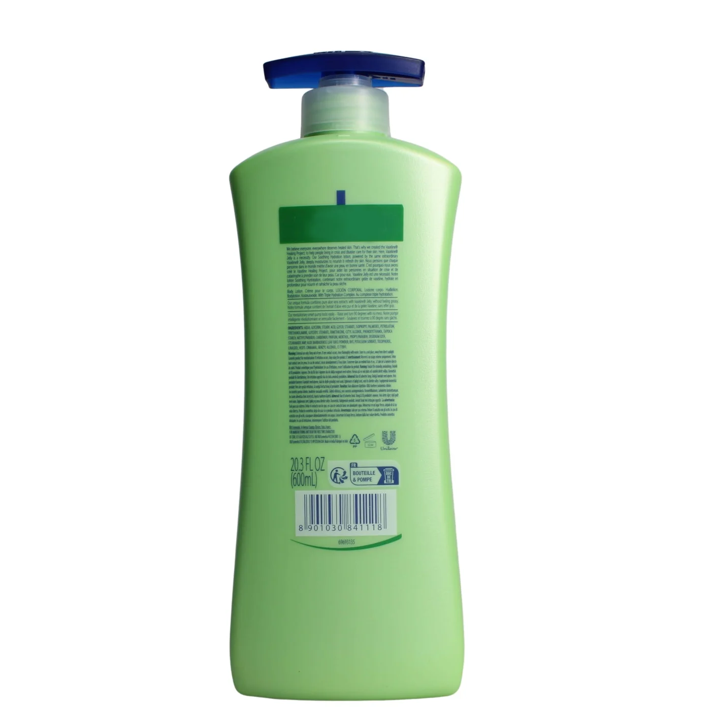 Vaseline Lotion 600ml Soothing Hydration