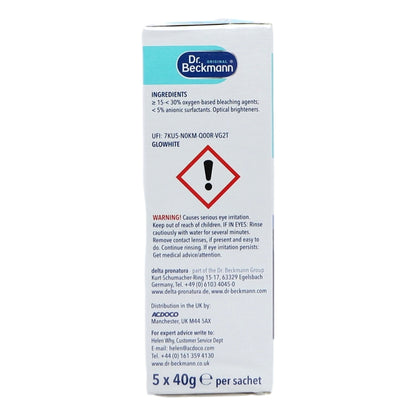 Dr Beckmann Glo White 5x40g Everyday Whitening