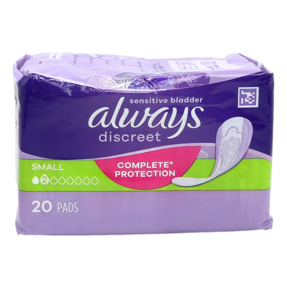 Always Discreet 20s Sensitive Bladder Control Small Pads