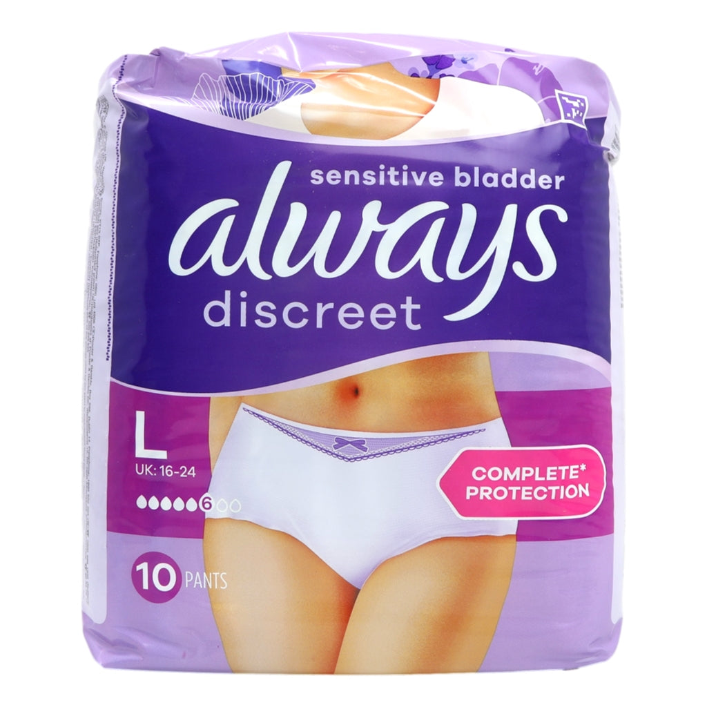 Always Discreet Pants Normal 10s Large