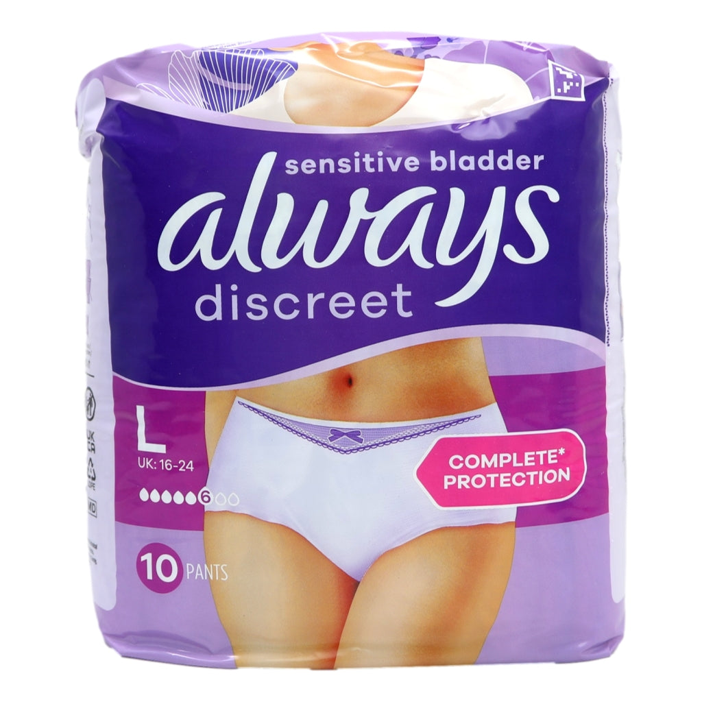 Always Discreet Pants Normal 10s Large