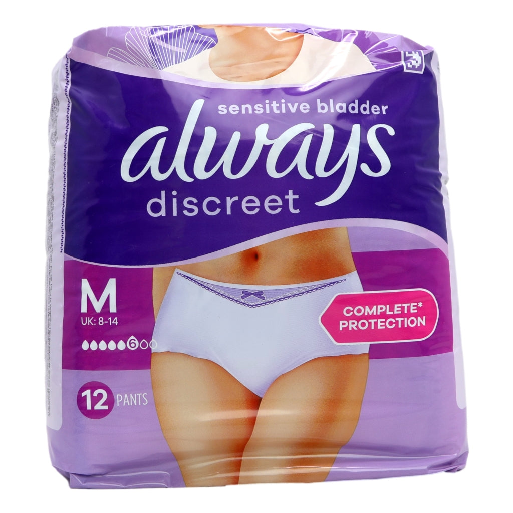 Always Discreet Pants Normal 12s Medium