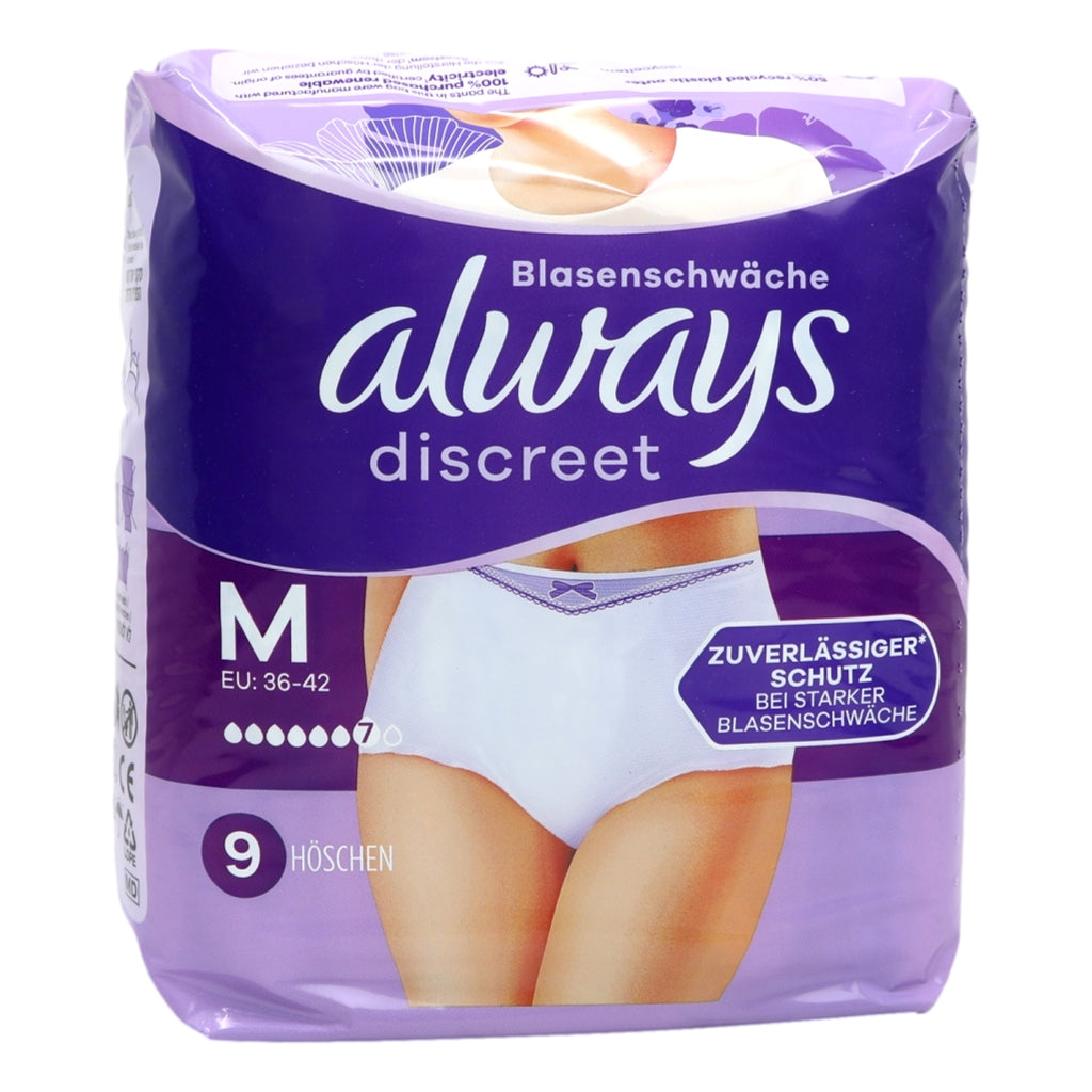 Always Discreet Pants Plus 9s Medium