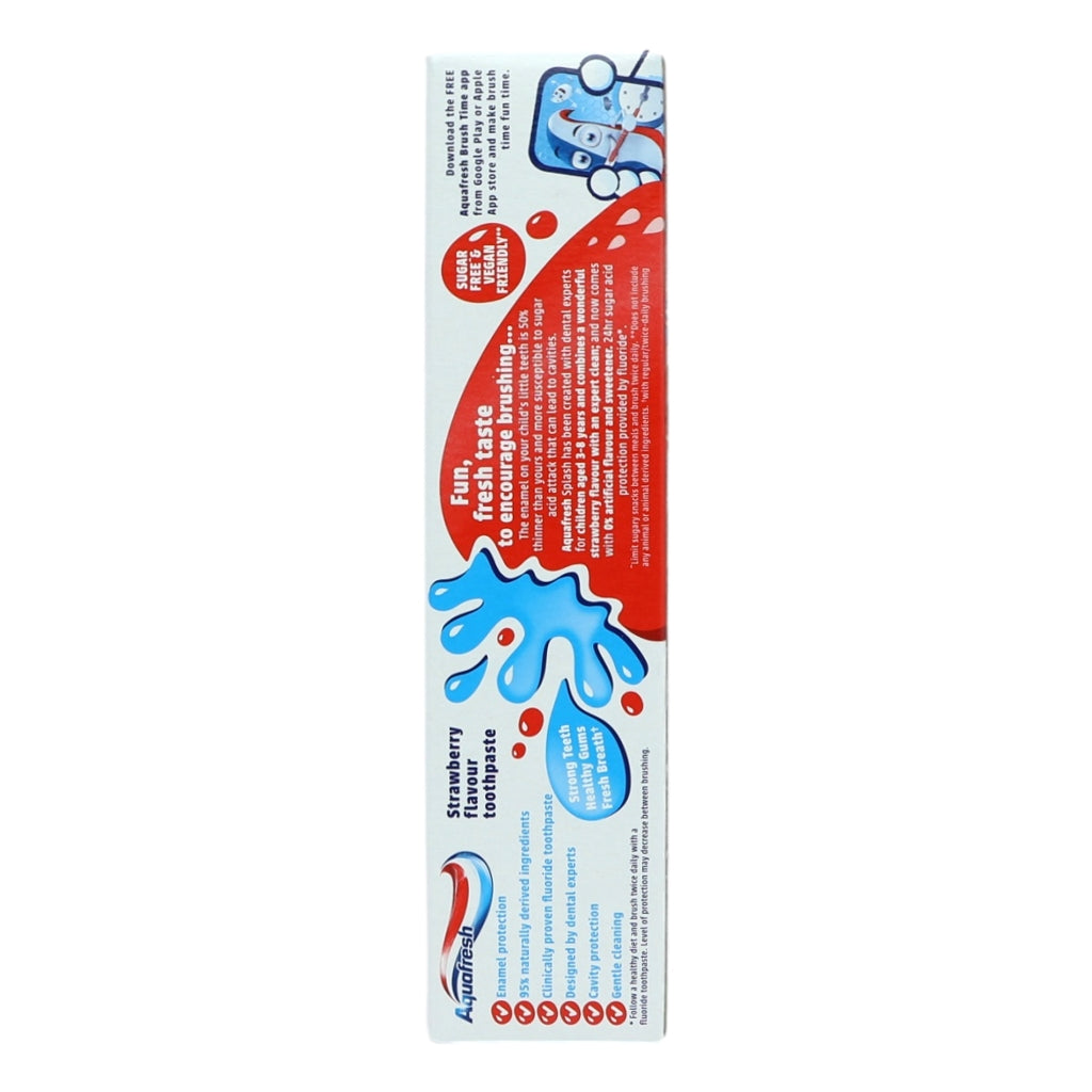 Aquafresh Toothpaste 50ml Splash Strawberry & Mint