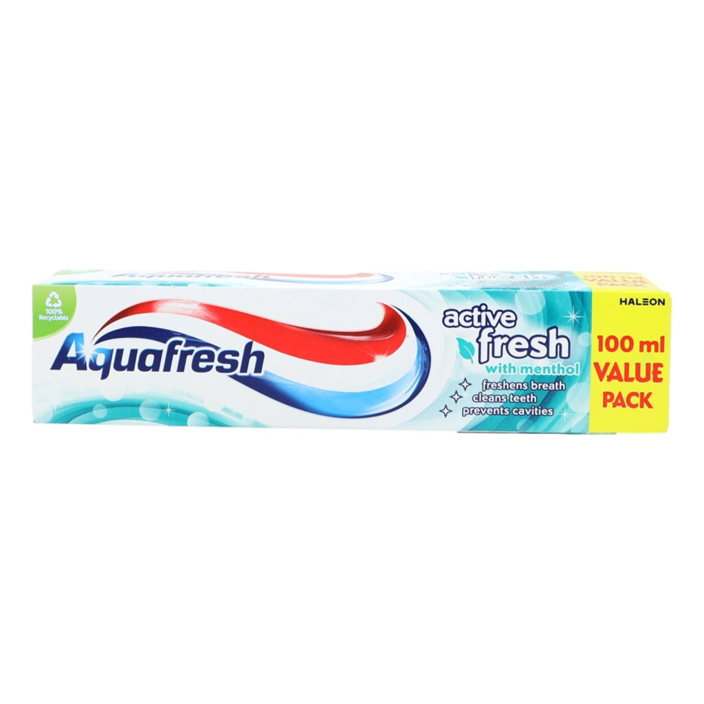 Aquafresh Toothpaste 100ml Active Fresh