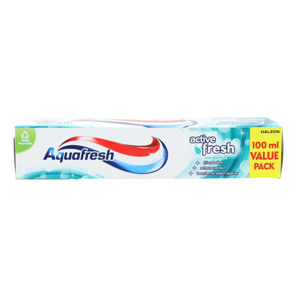 Aquafresh Toothpaste 100ml Active Fresh
