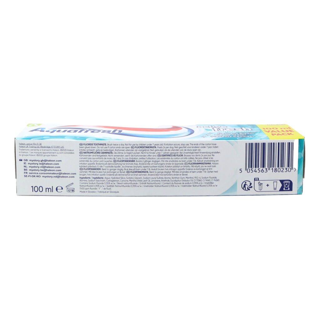 Aquafresh Toothpaste 100ml Active Fresh