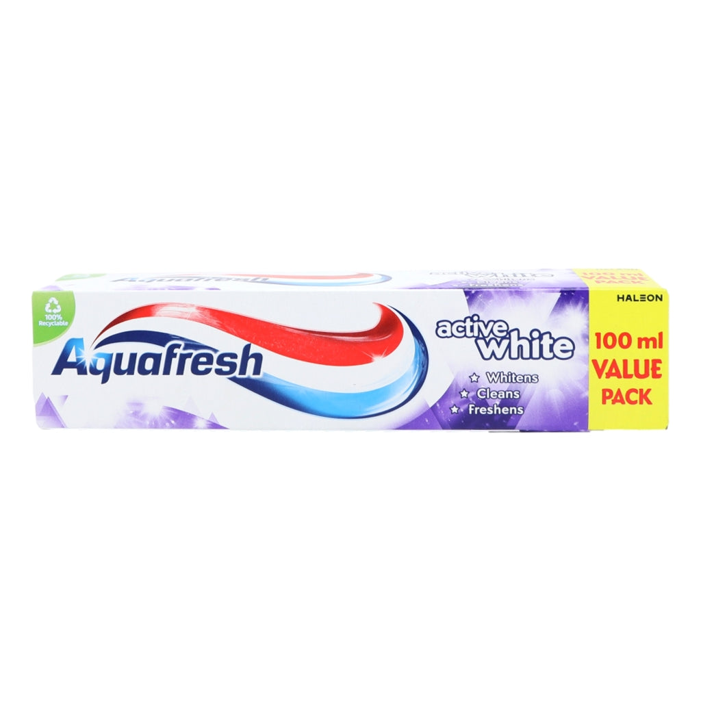 Aquafresh Toothpaste 100ml Active White