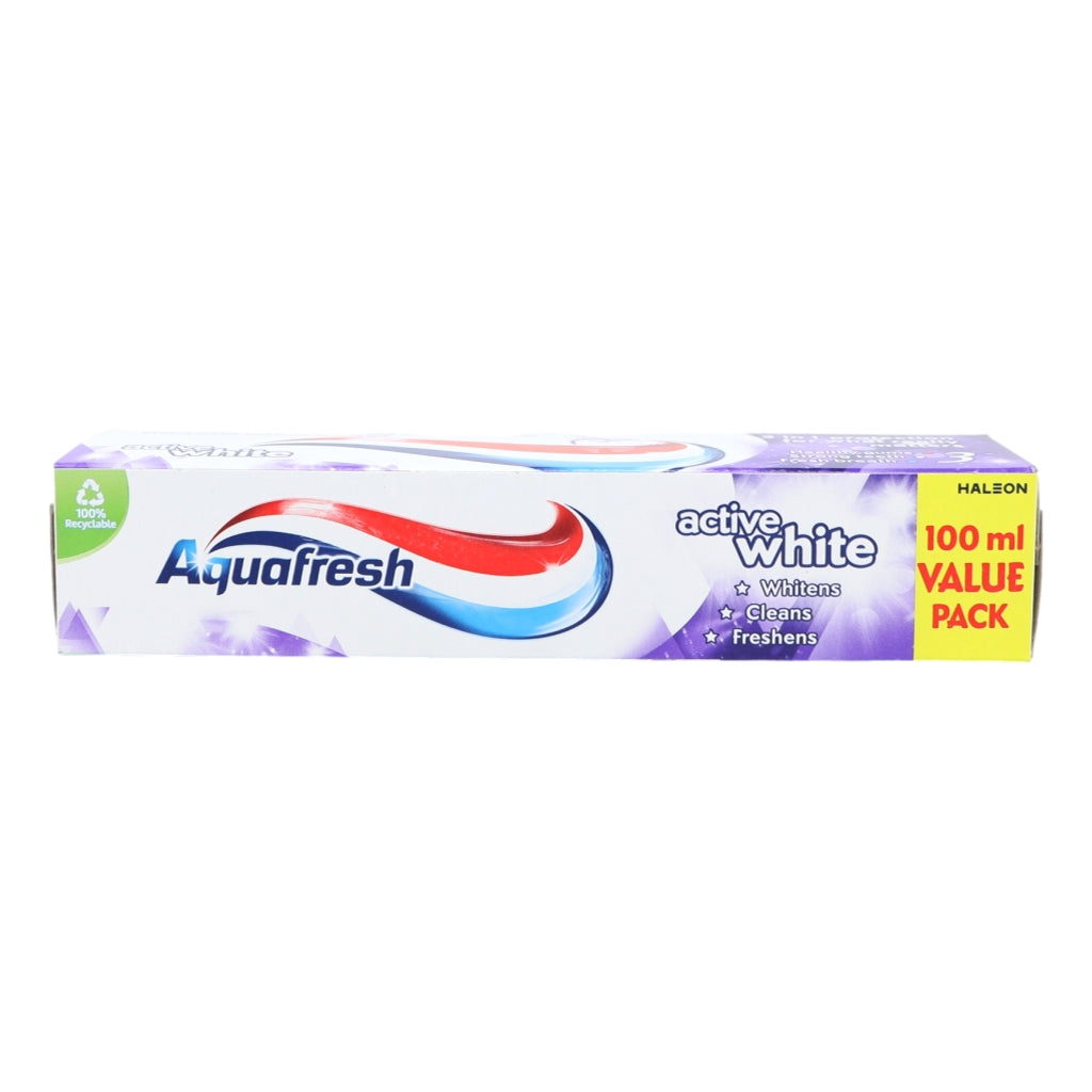 Aquafresh Toothpaste 100ml Active White