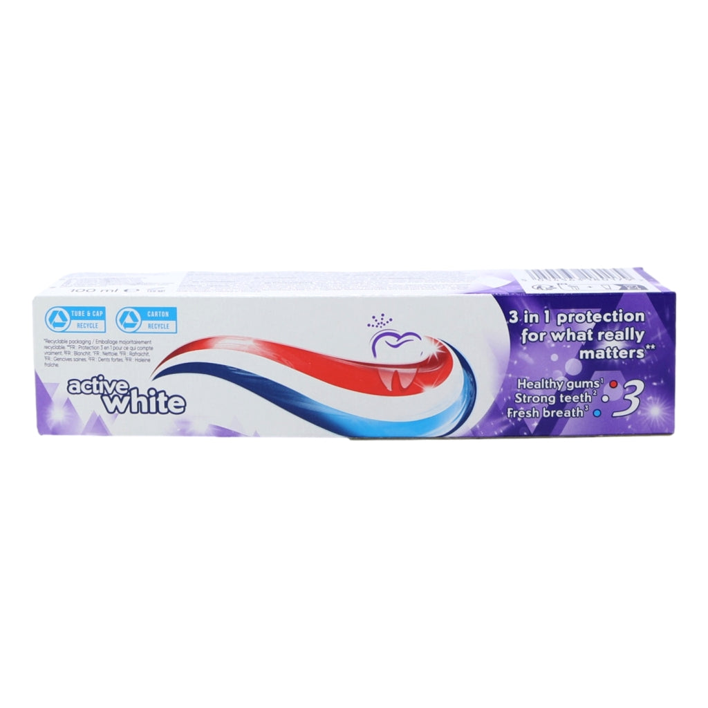 Aquafresh Toothpaste 100ml Active White