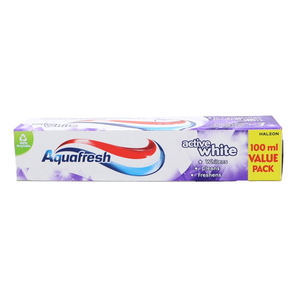 Aquafresh Toothpaste 100ml Active White