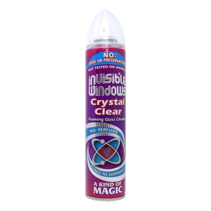 Aristowax Invisible Windows 300ml Foaming Aerosol Glass Cleaner