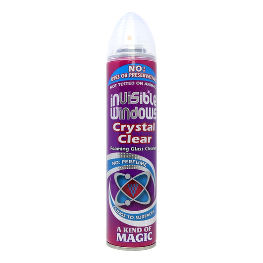 Aristowax Invisible Windows 300ml Foaming Aerosol Glass Cleaner