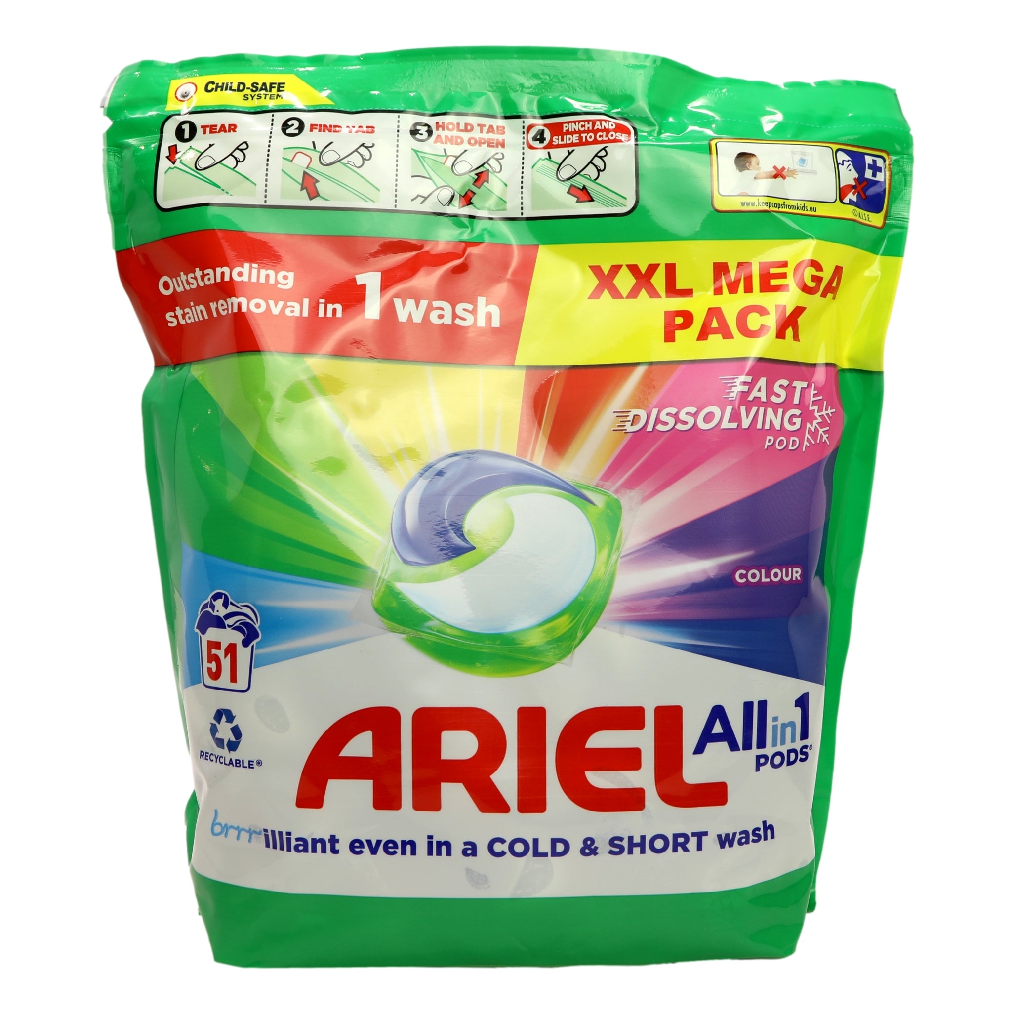 Ariel Colour All-in-1 Pods 51 Wash