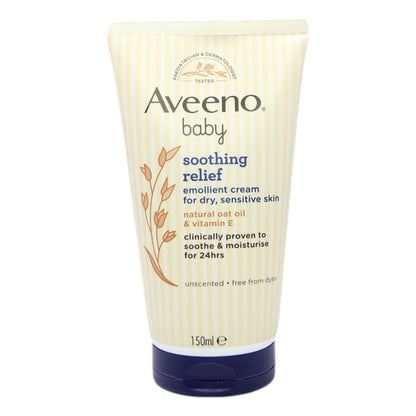 Aveeno Baby 150ml Emollient Cream Soothing Relief