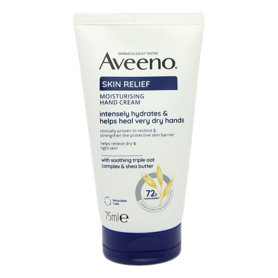 Buy Aveeno Skin Relief Hand Cream 75ml online at Intamarque Wholesale – Trusted FMCG distributor