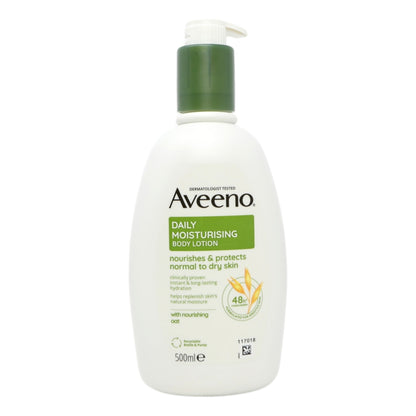 Aveeno Body Lotion 500ml Daily Moisturising Pump