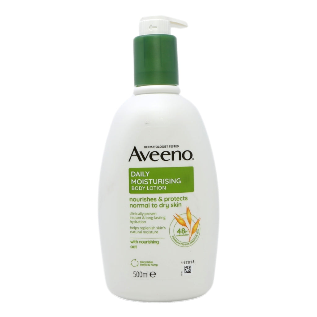 Aveeno Body Lotion 500ml Daily Moisturising Pump
