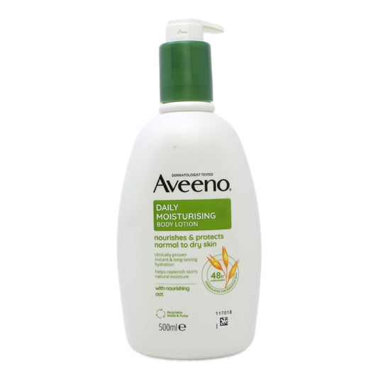 Aveeno Body Lotion 500ml Daily Moisturising Pump