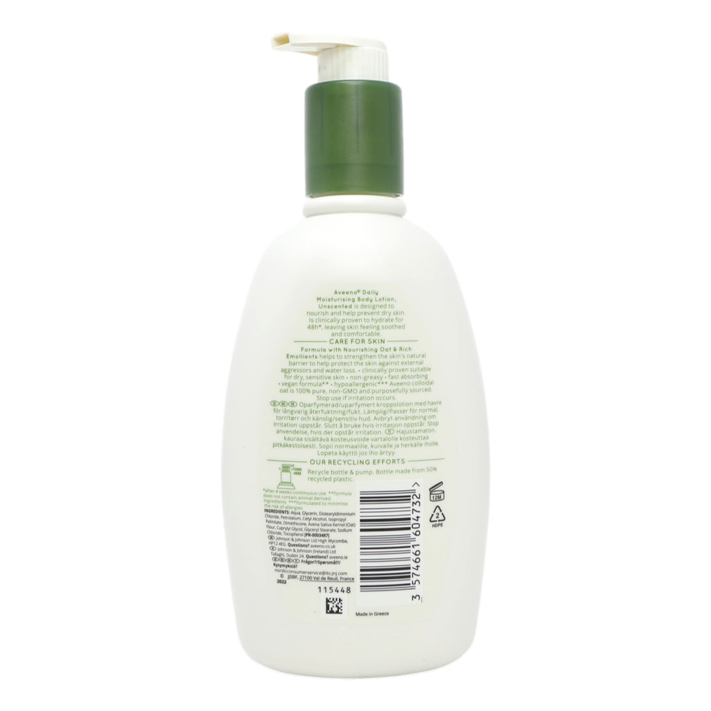 Aveeno Body Lotion 500ml Daily Moisturising Pump