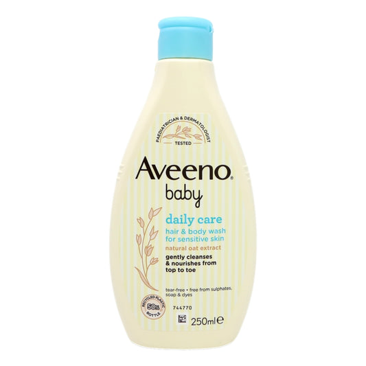 Buy Aveeno Baby Daily Care Hair and Body Wash 250ml online at Intamarque Wholesale – Trusted FMCG distributor