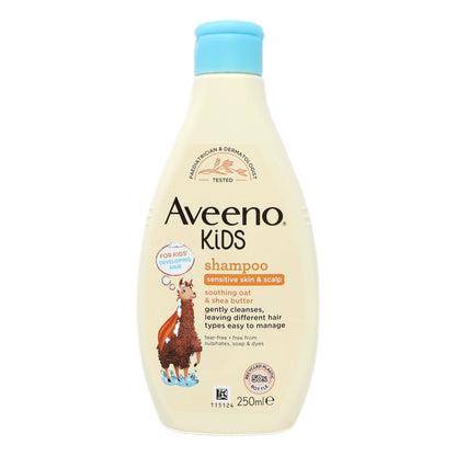 Aveeno Kids Shampoo 250ml Sensitive Skin & Scalp