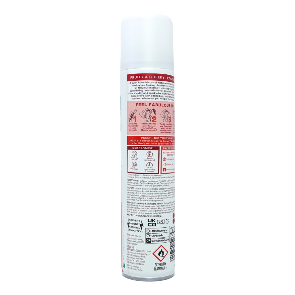 Batiste Dry Shampoo 200ml Cherry
