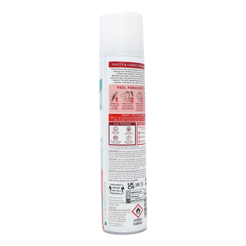 Batiste Dry Shampoo 200ml Cherry
