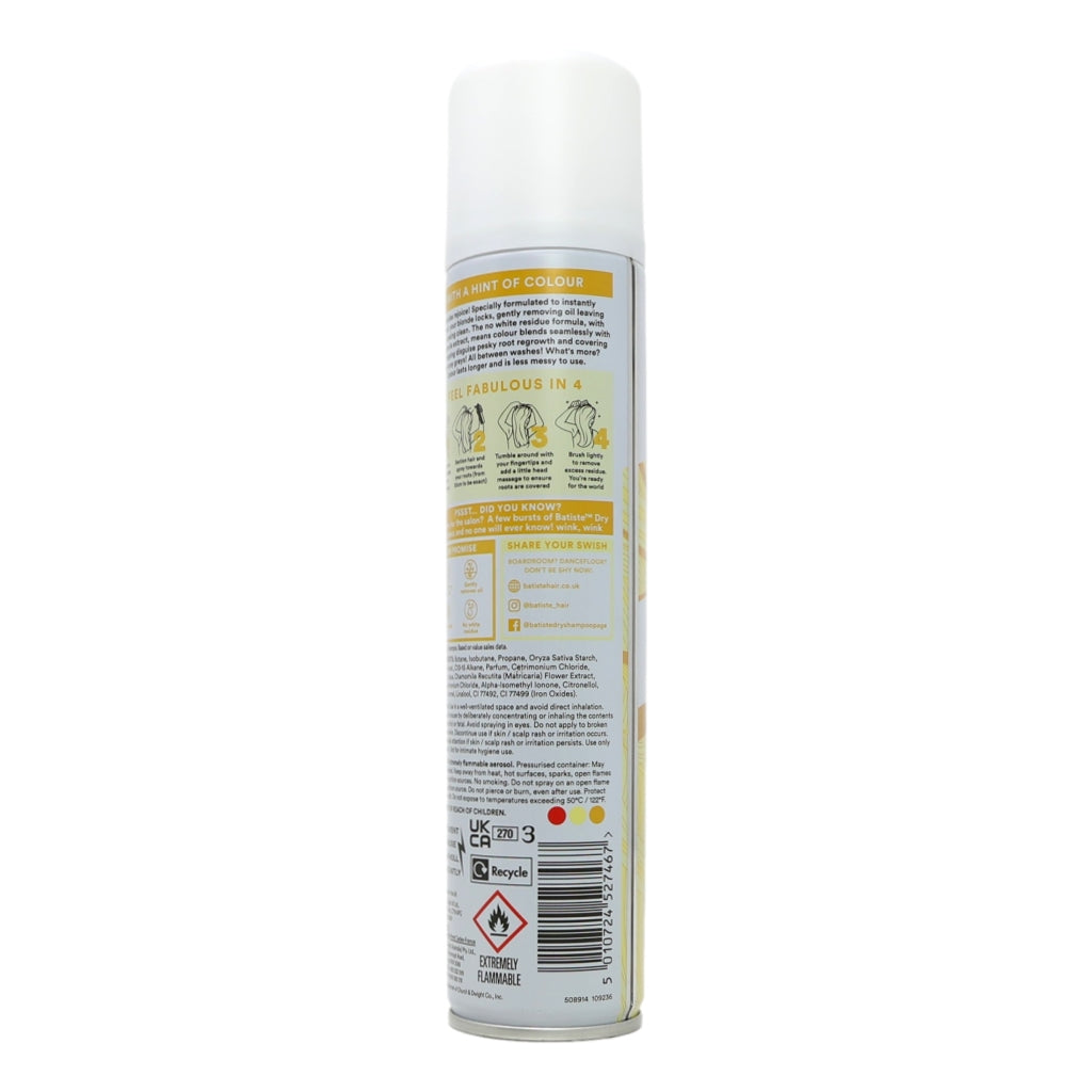 Batiste Dry Shampoo 200ml Light & Blonde Hair