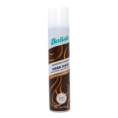 Dark hair bottle for Batiste aerosol can 