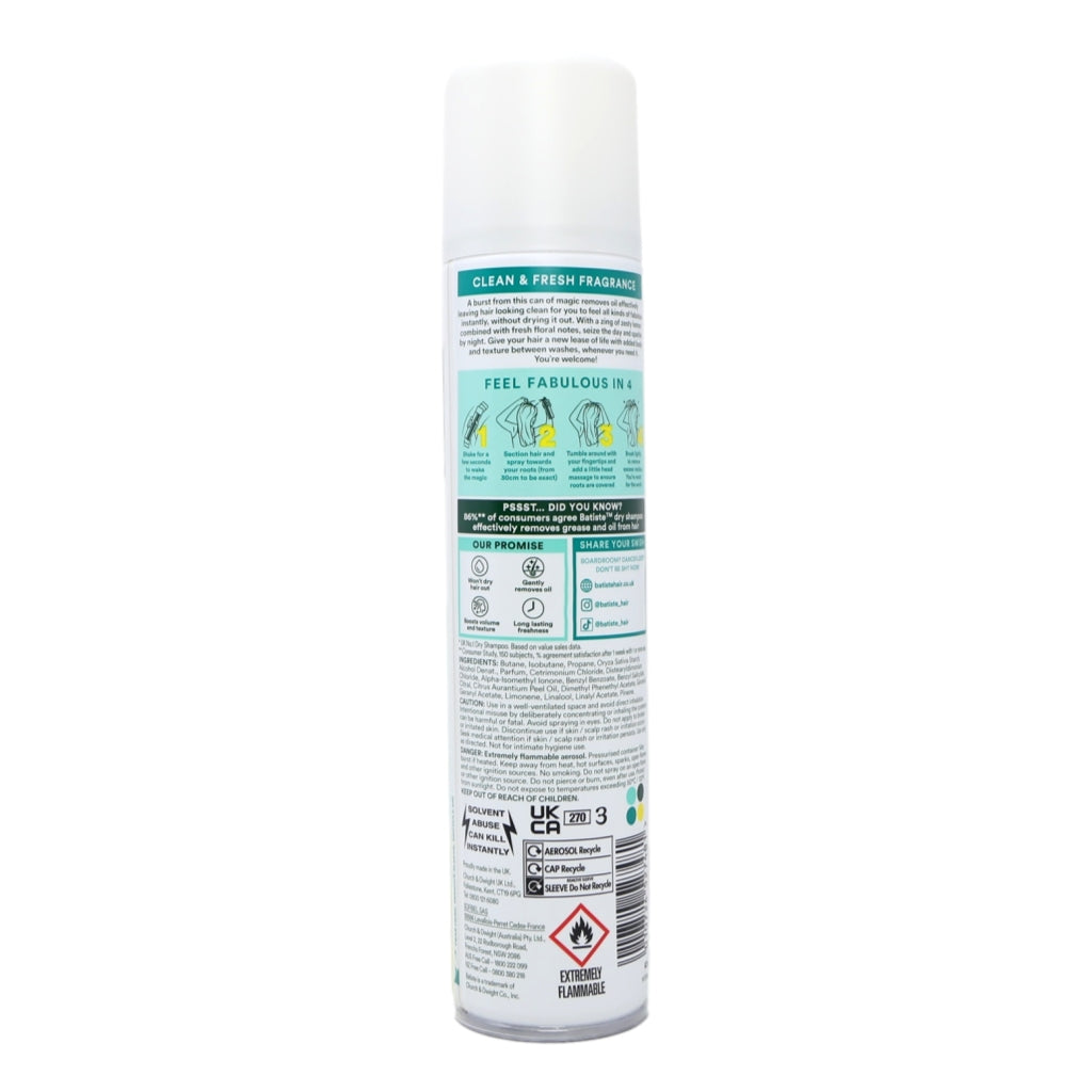 Batiste Dry Shampoo 200ml Original