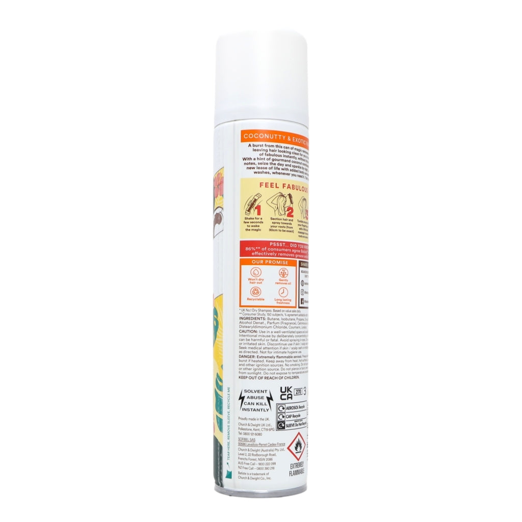 Batiste Dry Shampoo 200ml Tropical