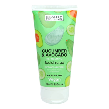 Beauty Formulas Cucumber & Avocado Facial Scrub