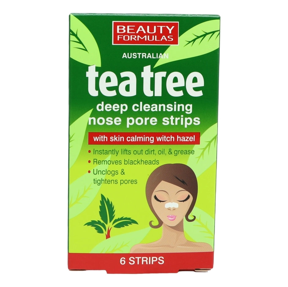 Beauty Formulas Tea Tree Nose Strips