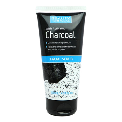 Beauty Formulas 150ml Charcoal Scrub