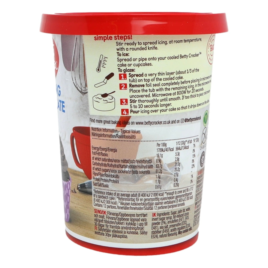 Betty Crocker Milk Chocolate Icing 400g