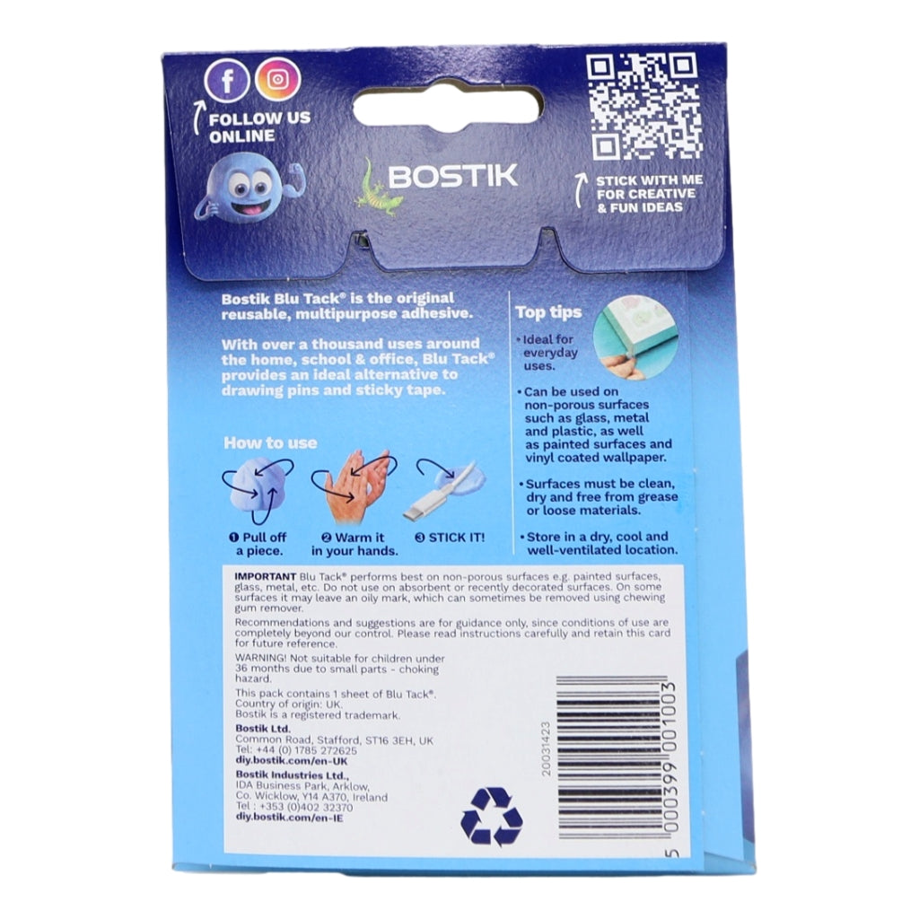 Bostik 60g Blu Tack